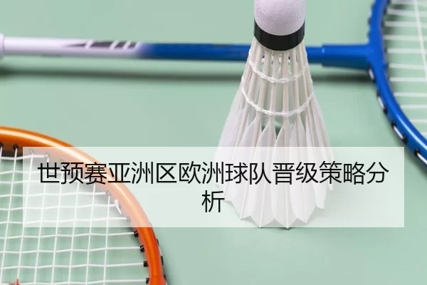 世预赛亚洲区欧洲球队晋级策略分析